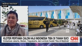 VIDEO: Kloter Pertama Calon Haji Indonesia Tiba di Tanah Suci