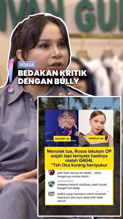 Video: Kena Mental Dikira Gagal Oplas, Rossa: Emang Gue Sejelek Itu?