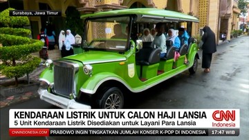 VIDEO: Fasilitas Kendaraan Listrik Bantu Jemaah Haji Lansia