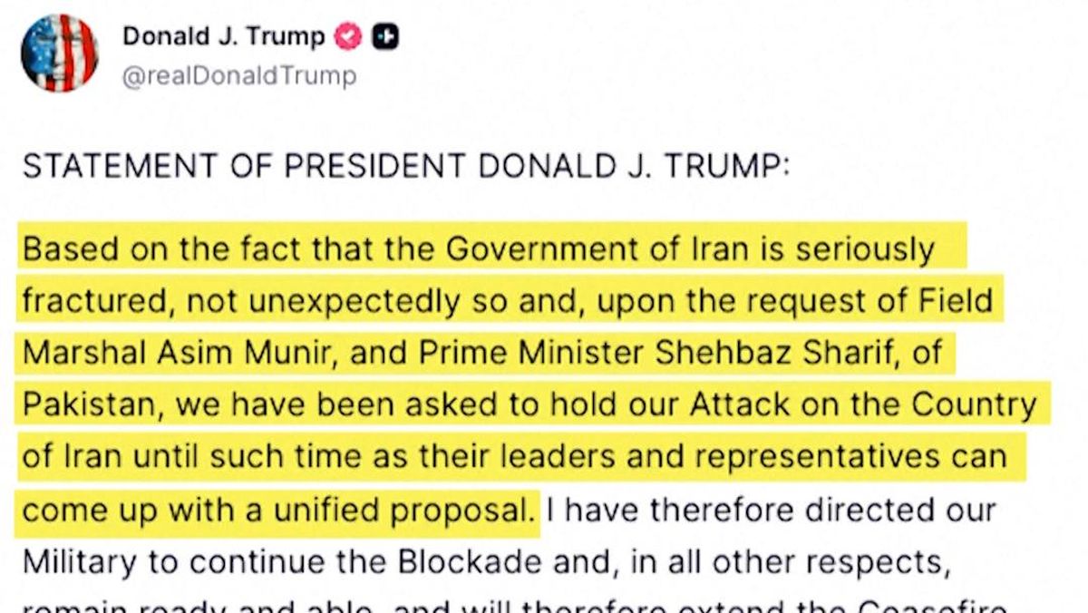Kata-kata Trump saat Umumkan Perpanjangan Gencatan AS-Iran di Medsos