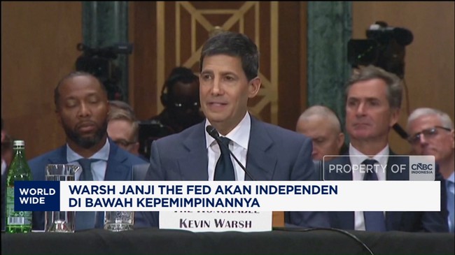 Video: Warsh Janji The Fed Akan Independen di Bawah Kepemimpinannya