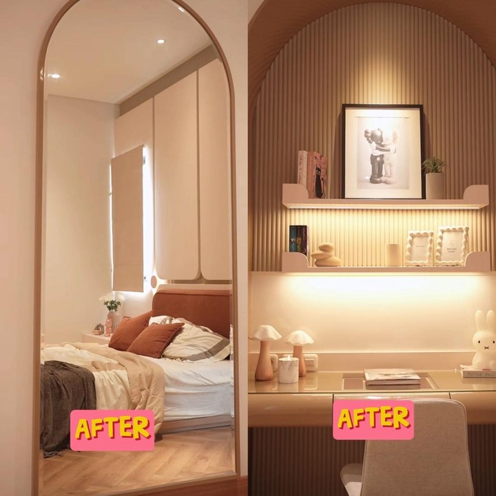 <p>Surya Insomnia membagikan kamar baru putri sulungnya, Milaya Tatiana Surya, yang sudah direnovasi. Kamar tersebut kini terlihat lebih <em>aesthetic</em>, Bunda.&nbsp;Didominasi dengan warna putih, krem, dan oranye, tampilan kamarnya tampak serasi mulai dari tempat tidur, rak pajangan hingga meja belajar. Surya juga menyebut bahwa sang putri ikut terlibat dalam memilih desain, warna, hingga pencahayaan kamarnya. &ldquo;Anaknya udah <em>pre-teen,&nbsp;</em>udah <em>request</em> pengen kamar yang dia harus terlibat di <em>design</em>-nya, warnanya, lampunya,&rdquo; tulis Surya, dikutip dari laman Instagram <em>@suryainsomnia</em>. (Foto: Instagram @suryainsomnia)</p>