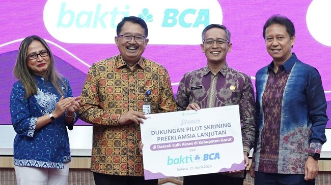 BCA dukung pencegahan stunting dengan program Bakti BCA melalui deteksi dini preeklamsia, komitmen tingkatkan kesehatan ibu dan anak di Indonesia.