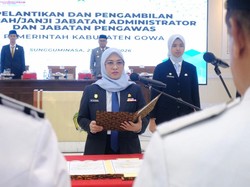 Husniah Lantik 124 Pejabat Pemkab Gowa, Tegaskan Loyalitas-Profesionalisme