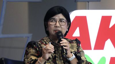 Deputi Gubernur Senior Bankk Indonesia (BI), Destry Damayanti