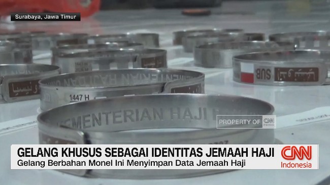VIDEO: Gelang Khusus Sebagai Identitas Jemaah Haji