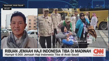 VIDEO: Ribuan Jemaah Haji Indonesia Tiba di Madinah