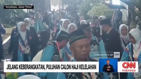 VIDEO: Puluhan Calon Haji Kelelahan Jelang Keberangkatan