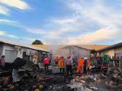Pasar Baru Tuban Terbakar Dini Hari, 40 Lapak Pedagang Ludes