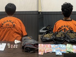 Polda Babel Gerebek Rumah Pengedar Ganja dan Ekstasi di Pangkalpinang