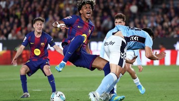 FOTO: Yamal Cedera Saat Barcelona Semakin Dekat Menuju Juara