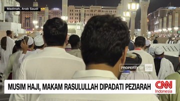 VIDEO: Makam Rasulullah Dipadati Peziarah