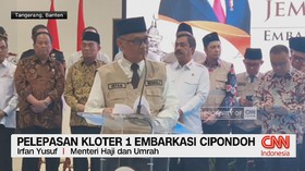VIDEO: Pelepasan Kloter 1 Embarkasi Cipondoh