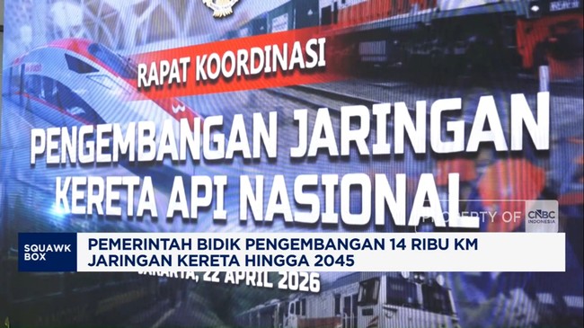 Video: AHY: RI Akan Kembangkan 14 Ribu KM Jaringan Kereta hingga 2045