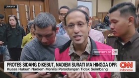 VIDEO: Protes Sidang Dikebut, Nadiem Surati MA Hingga DPR