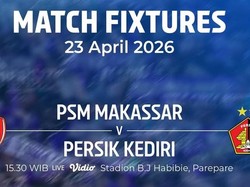 Link Live Streaming PSM Makassar Vs Persik Kediri Sore Ini