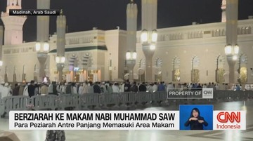 VIDEO: Makam Nabi Muhammad Dipadati Peziarah, Antrean Mengular