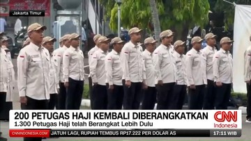 VIDEO: 200 Petugas Haji Kembali Diberangkatkan