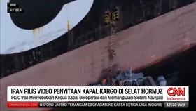 VIDEO: Iran Rilis Video Penyitaan Kapal di Selat Hormuz