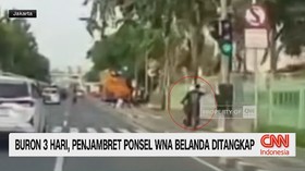 VIDEO: Buron 3 Hari, Penjambret Ponsel WNA Belanda Ditangkap