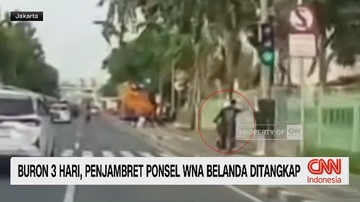 VIDEO: Buron 3 Hari, Penjambret Ponsel WNA Belanda Ditangkap