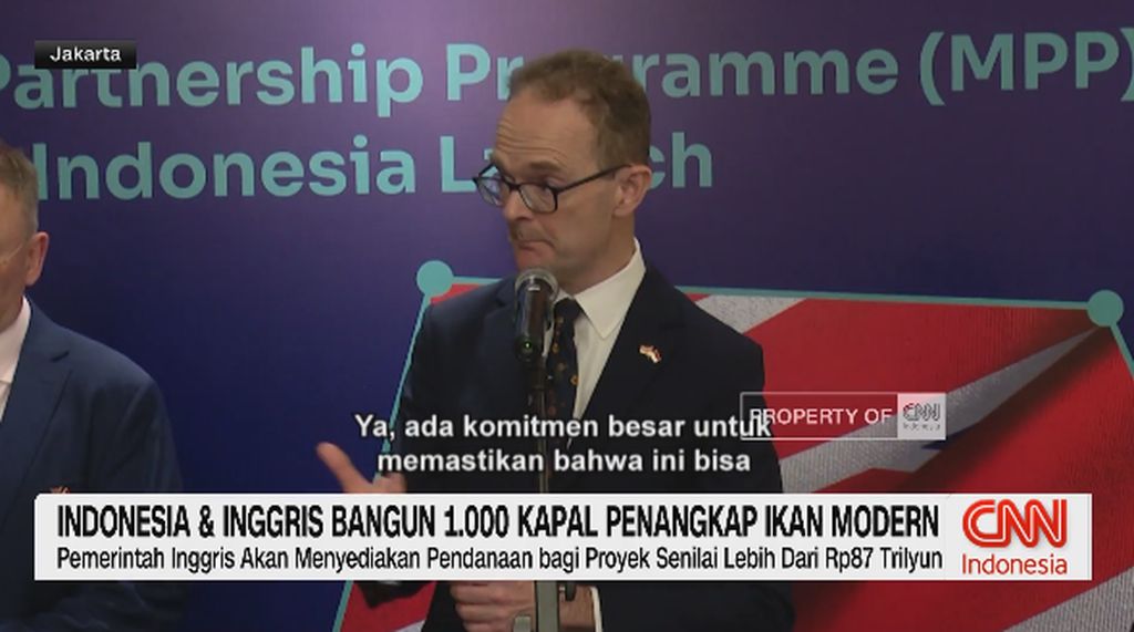 VIDEO: Indonesia dan Inggris Bangun 1.000 Kapal Penangkap Ikan Modern