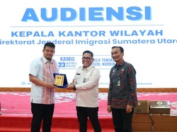 Kakanwil Imigrasi Sumut Temui Gubsu Bobby Wujudkan Pariwisata-Investasi