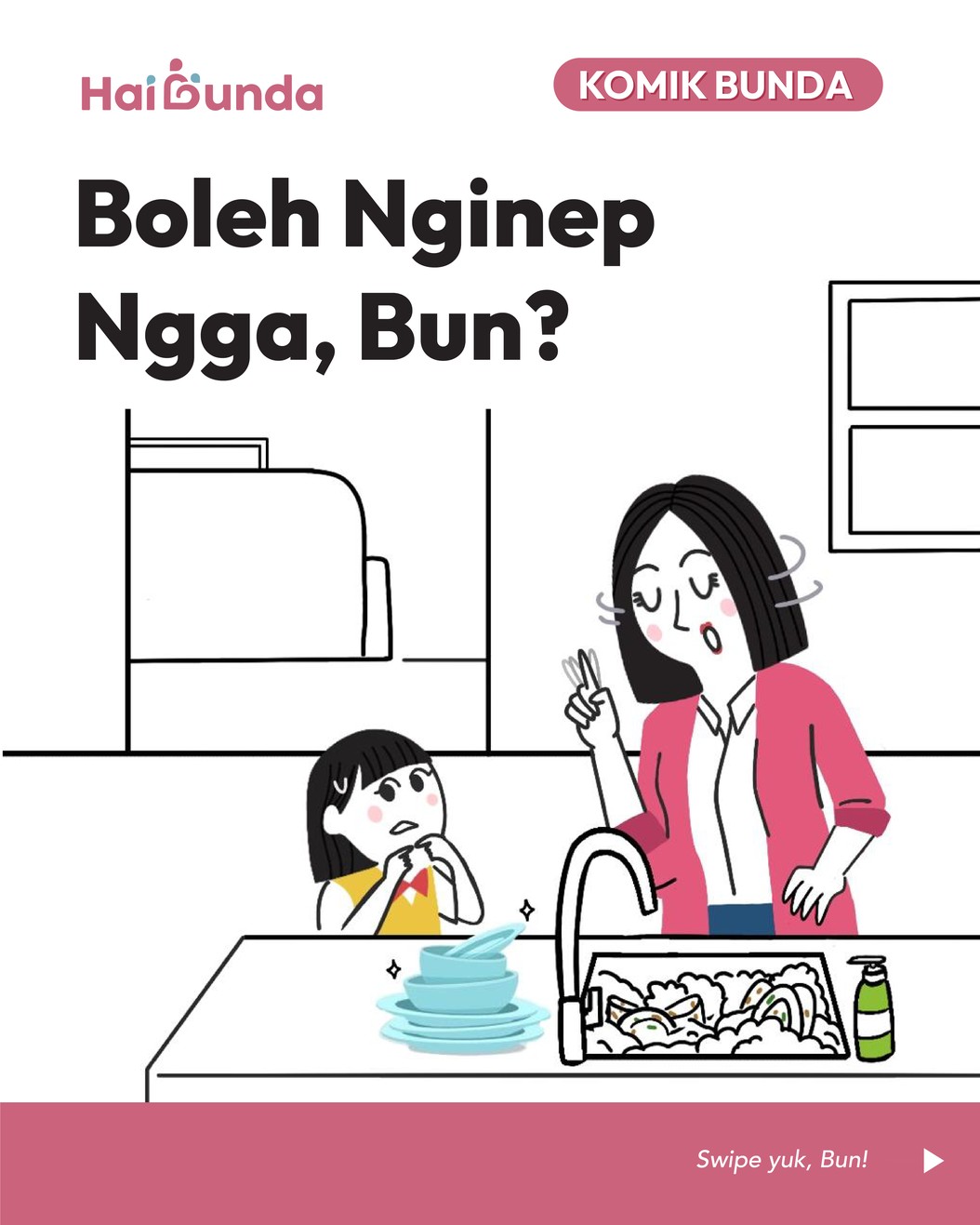 Kakak minta izin Bunda untuk menginap di rumah teman&period; Namun sayangnya&comma; Bunda merasa belum waktunya Si Kakak bisa nginap ke rumah teman&period; Gimana reaksi ayah&quest;