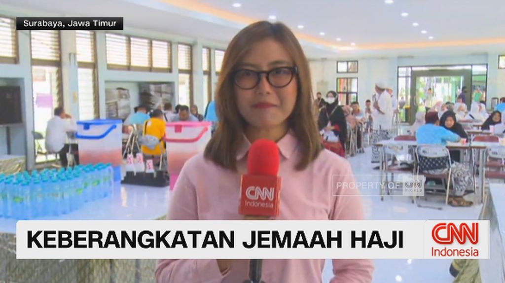 VIDEO: Persiapan Keberangkatan Jemaah Haji dari Asrama Haji Sukolilo