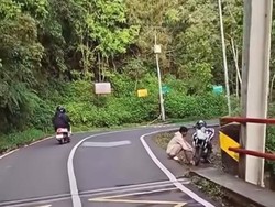 Beredar Penampakan Pria Lumajang Sebelum Bunuh Diri di Jembatan Cangar