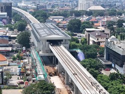 Waskita Karya Kebut Pembangunan LRT Jakarta Fase 1B, Progres Capai 91,86%