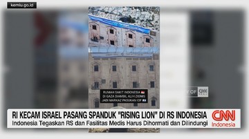 VIDEO: RI Kecam Israel Pasang Spanduk 
