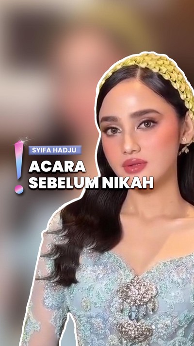 Video: Bikin Haru! Syifa Hadju Digendong oleh Ayah Sambung di Prosesi Siraman