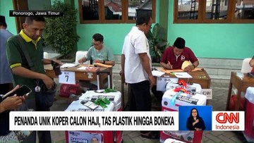 VIDEO: Koper Haji Dihias Unik, Dari Boneka Hingga Tas Plastik