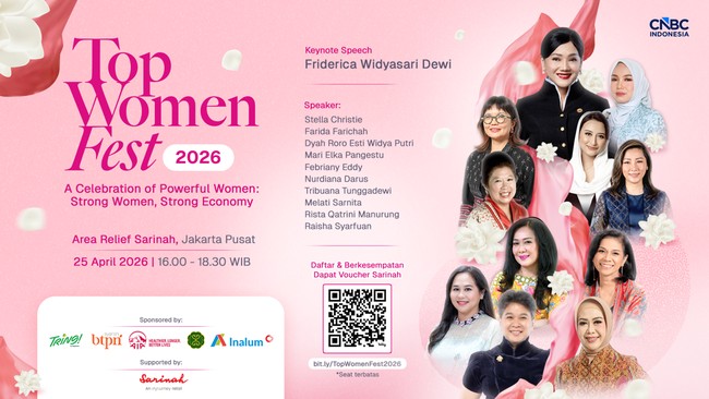 Perkuat Peran Perempuan, Top Women Fest 2026 Siap Digelar