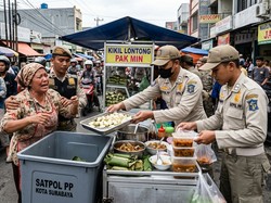Viral Satpol PP Surabaya Sita Sayur Lontong dan Kikil Pedagang