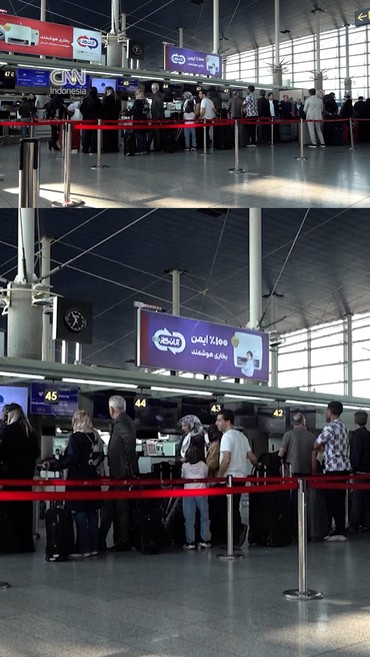 Suasana Bandara di Teheran Kembali Beroperasi saat Gencatan Senjata