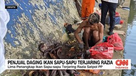VIDEO: Penjual Daging Ikan Sapu-Sapu Terjaring Razia