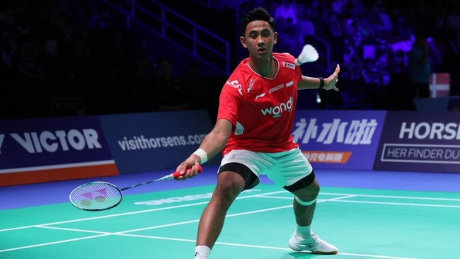 Alwi Farhan saat tampil di Thomas Cup 2026. (Arsip PBSI)