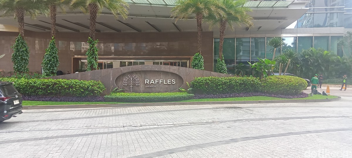 Suasana di tempat akad nikah El Rumi dengan Syifa Hadju