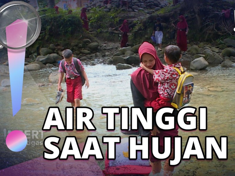 Perjuangan Murid SD Terpencil di Sulteng, Seberangi Sungai Demi Sekolah