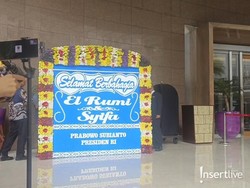 Potret Karangan Bunga dari Presiden Prabowo untuk El Rumi dan Syifa Hadju