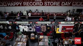 FOTO: Menelusuri Lorong Waktu Tren Musik di Record Store Day Market