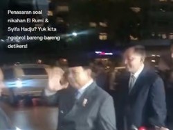 Video Prabowo Hadiri Pernikahan El Rumi-Syifa Hadju