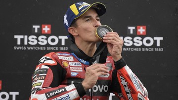 Update Eksklusif Olahraga CNN : Kemenangan Marquez Kontroversial, Aprilia Minta Peraturan Dicek Ulang