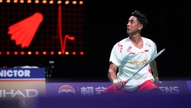 Alwi Farhan saat tampil di Thomas Cup 2026. (Arsip PBSI)