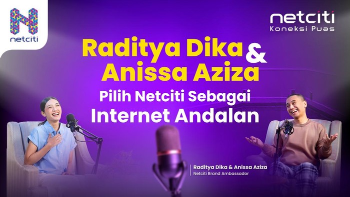 Internet rumah andalan Raditya Dika! Netciti tawarkan koneksi stabil mulai 200 ribuan, CS 24 jam, & harga flat. Solusi internet terbaik untuk rumah dan kantor.