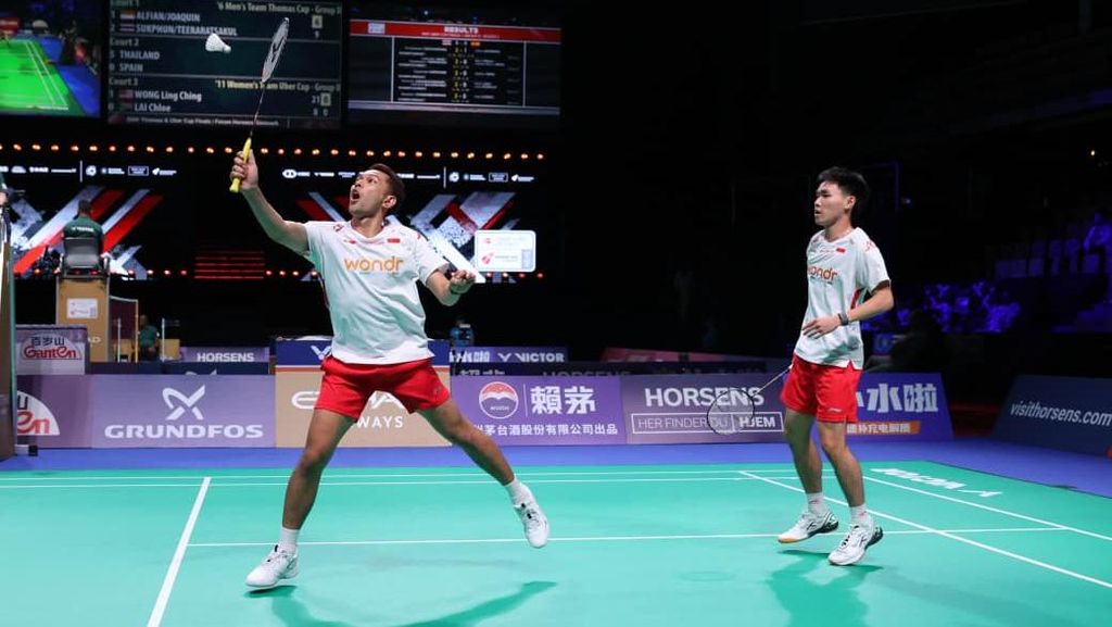 Hasil Singapore Open: Fajar/Fikri Lolos Usai Duel Sengit 3 Gim