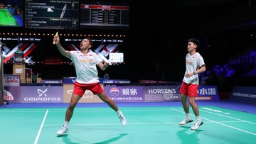 Update Eksklusif Olahraga CNN : Hasil Singapore Open: Fajar/Fikri Lolos Usai Duel Sengit 3 Gim