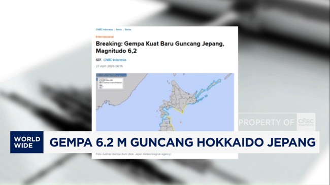 Video: Gempa 6,2 M Guncang Hokkaido Jepang